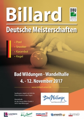 DM 2017 - 350 TeilnehmerInnen; 37 Titel; 9 Tage Bad Wildungen