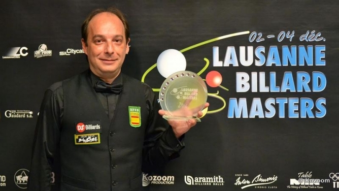 Weltmeister Sanchez gewinnt auch Lausanne Billard Masters