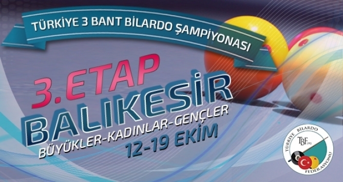 Türkiye 3 Bant Bilardo Şampiyonası: Balıkesir’de Ustalar Sahnede