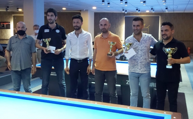 Shaft Bilardo turnuvasında şampiyon Yavuz Güngördü