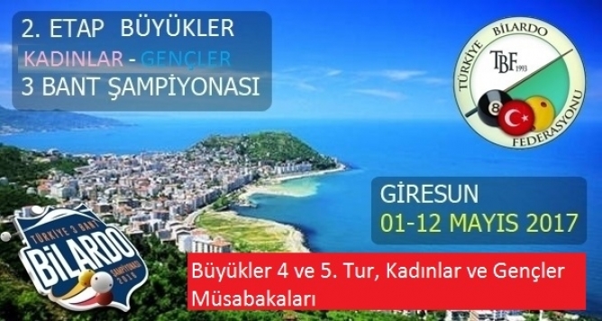 Türkiye Bilardo Şampiyonası - Giresun'da ustalar sahnede