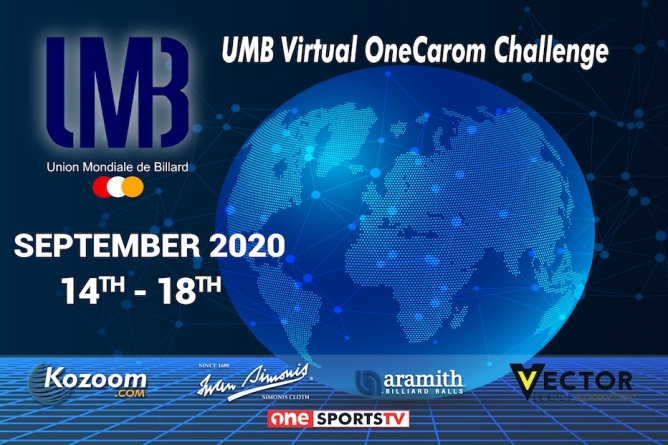 Üçüncü UMB Virtual OneCarom Challenge başlıyor