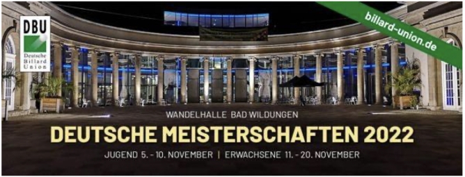 Deutsche Meisterschaften (5.-20.11.) Bad Wildungen 
